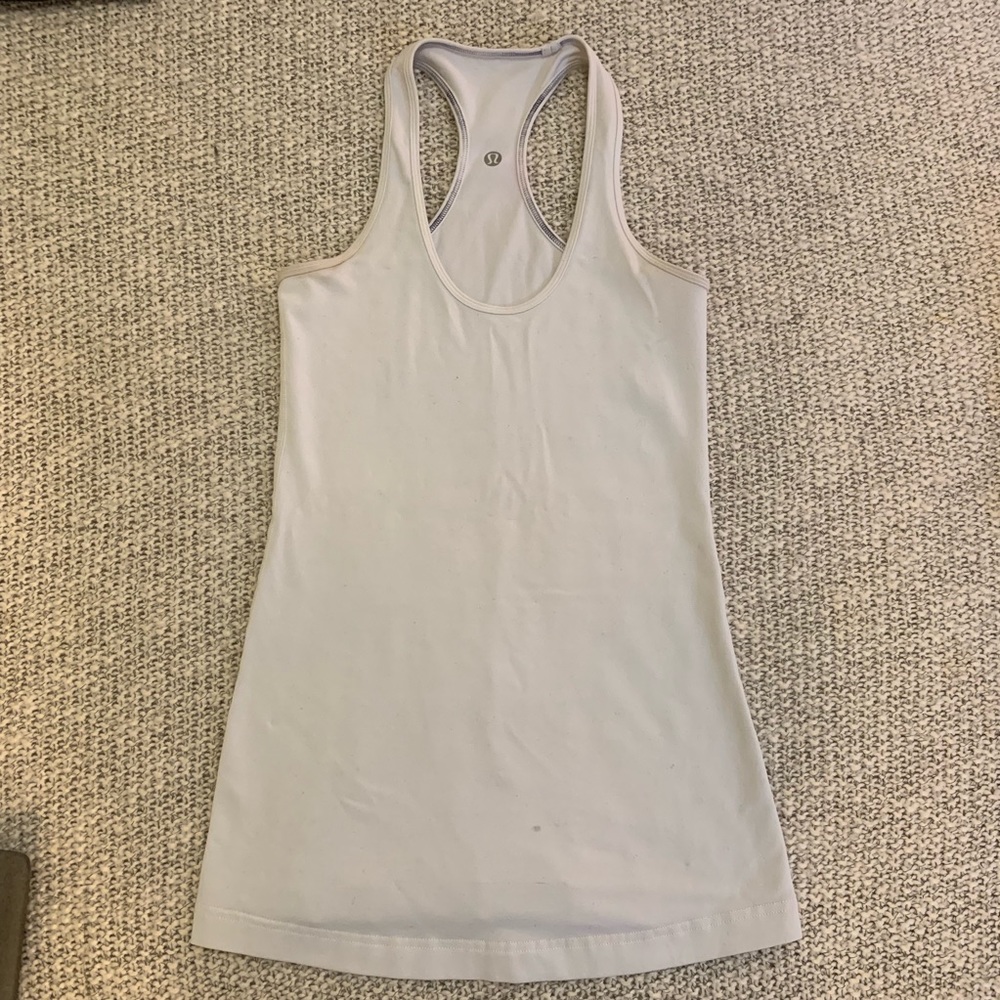 White lululemon tank